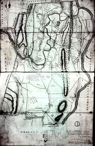 Arthur Hoyt Map of Deerfield, 1831